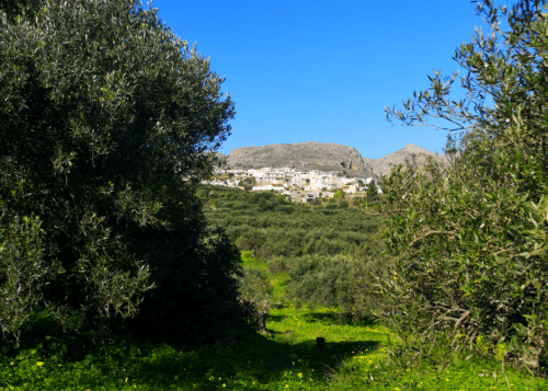 Zakros a small village in Crete