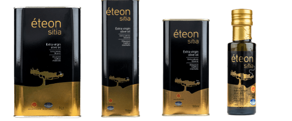 Bidons et bouteilles Huile d'olive de Sitia en Crete