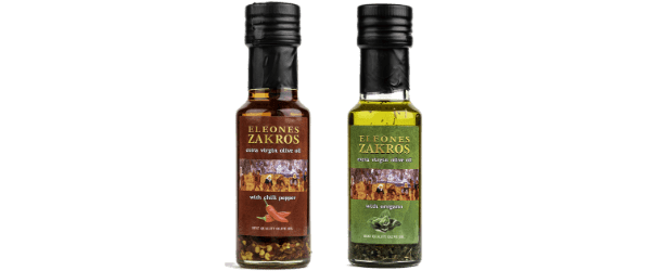 Flavored olive oil from Zakros-Sitia